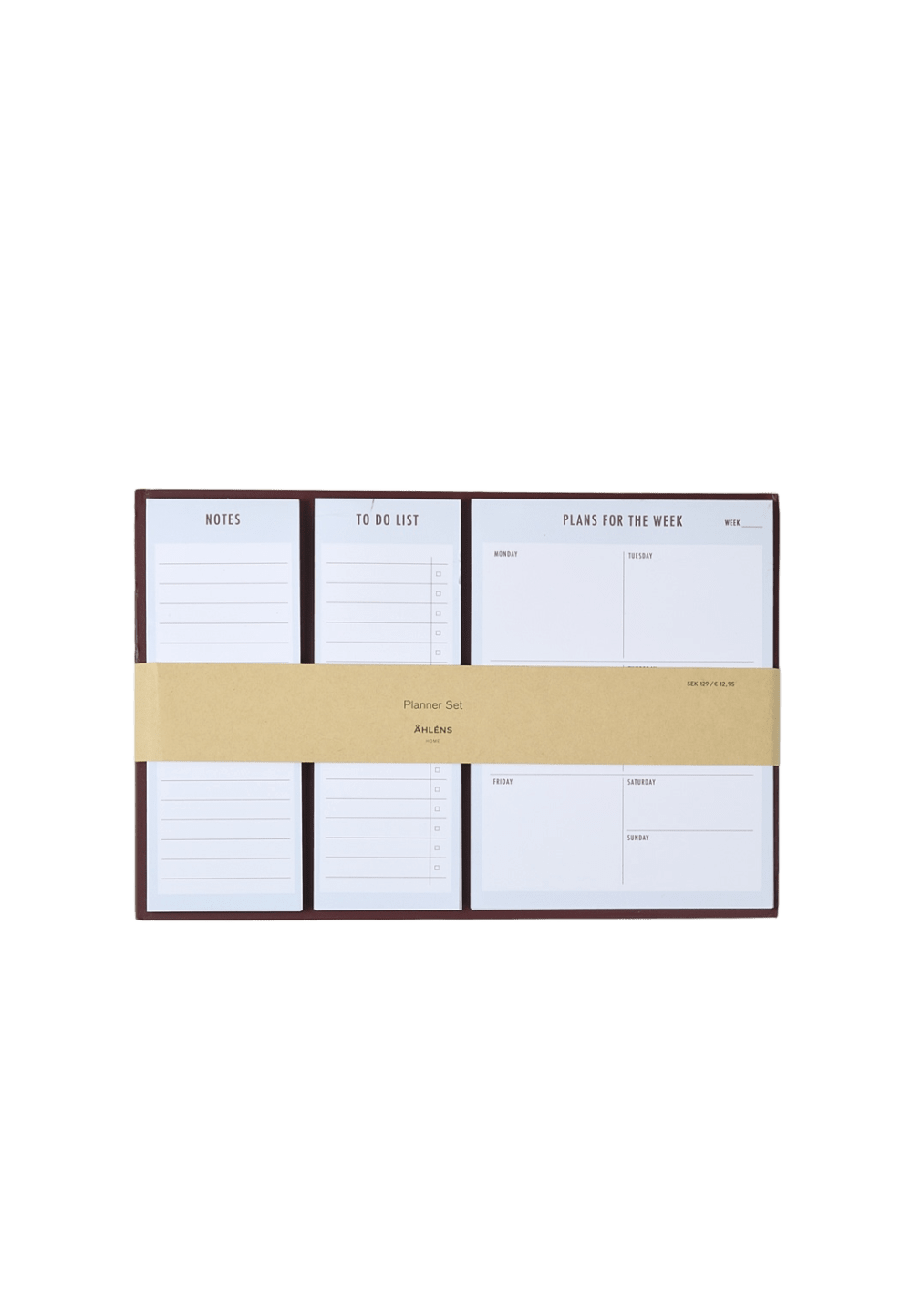 Åhléns Home Veckoplanerings-set KIT, 3 block